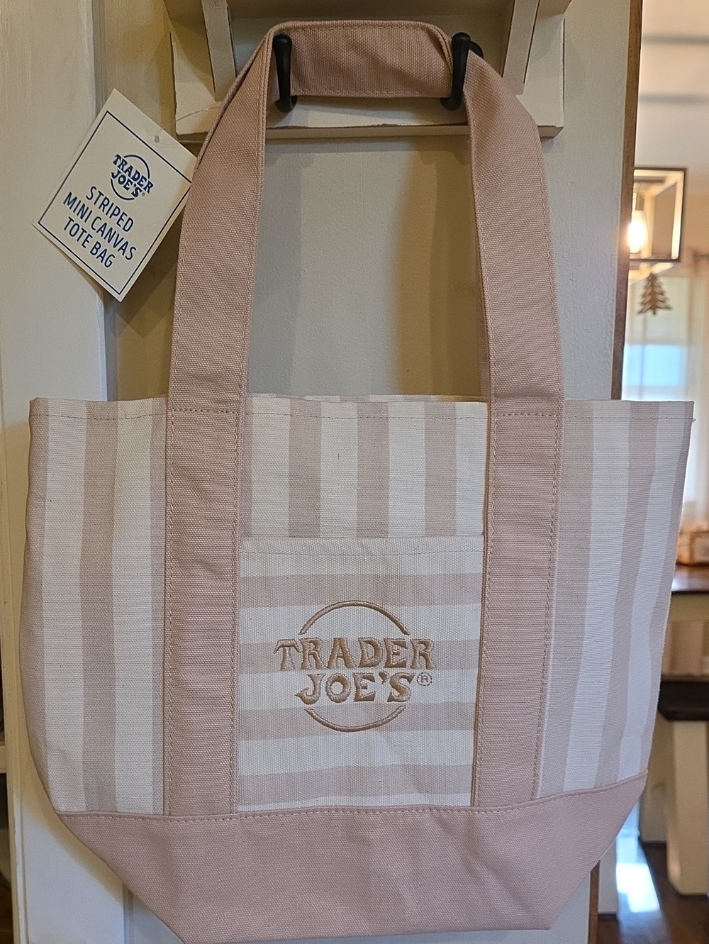 Trader Joe's Mini Canvas Tote Bag